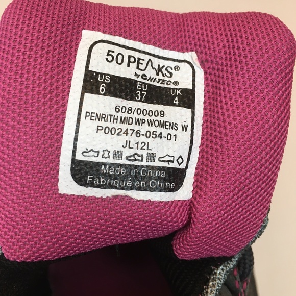 50 Peaks Women’s Water Proof  Hiking Boots Size 6 - Picture 10 of 10